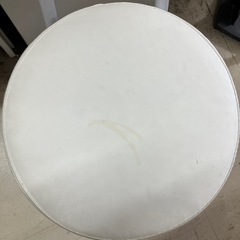 A2508-490 折りたたみチェア ホワイト 中古 汚れありの画像