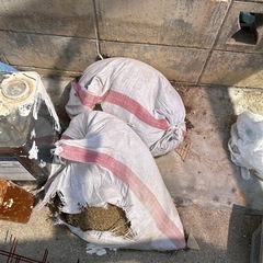 庭土、土嚢袋土、災害用にもの画像