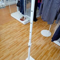 【リユースのサカイ八街店】★ジモティ割あり★ ハンガーラック　ホワイト　クリーニング済　YJ7389の画像
