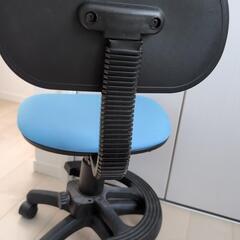 【ジャンク品】学習用 椅子 ブルーの画像
