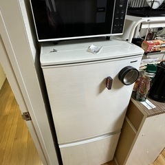 冷蔵庫（SHARP 120L）＋洗濯機（日立 7kg 2016年製）セットの画像