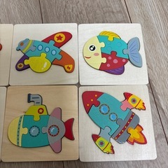 木製パズルの画像
