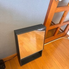 洗面化粧台 ミラーキャビネット 洗面 洗面鏡 浴室鏡 収納付き 壁掛け バスルームミラー ウォールミラー 洗面ミラーキャビネット DIYの画像