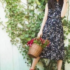 GRL  花柄ワンピースの画像