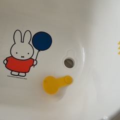 miffy ミッフィー  ベビーバスタブ 沐浴用 排水栓付きの画像