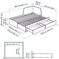 FLEKKE フレッケベッドの画像