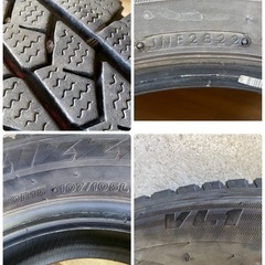 2022年製 山あり　ブリヂストン BLIZZAK VL1 195/80R15 107/105L LT 1本 中古 スタッド
レスタイヤの画像
