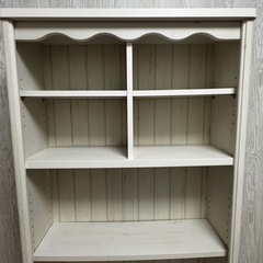 本棚　ラック　白木目の画像