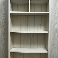 本棚　ラック　白木目の画像