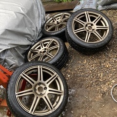 BRIDGESTON BEO S03 中古ホイール 4本 7J ...