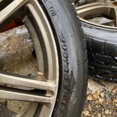 BRIDGESTON BEO S03 中古ホイール 4本 7J 17インチ PCD100 4穴 +35 ハブ73 の画像