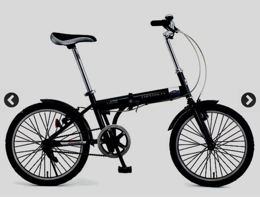 新品未組立 ★シーボレー★20インチ折りたたみ自転車ブラック JYX18025081701