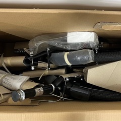 新品未組立 ★シーボレー★20インチ折りたたみ自転車ブラック JYX18025081701の画像