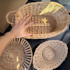 【無料】天然素材カゴセットの画像
