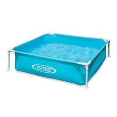 INTEX(インテックス)ミニフレームプール ブルー 122×122×30cm 57173[日本正規品]の画像