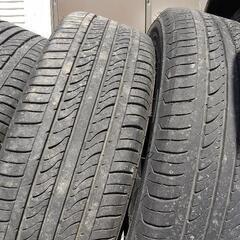 スズキ純正15インチアルミと165/55R15インチの画像