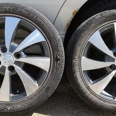 スズキ純正15インチアルミと165/55R15インチの画像