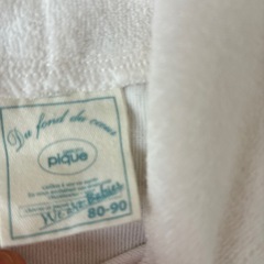 gelato pique フード付きポンチョ 80センチの画像