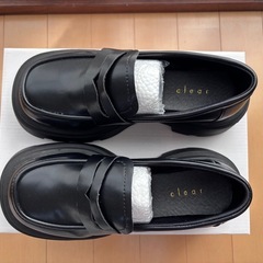 厚底ローファー　レディースの画像