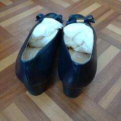 青色の女性用シューズの画像