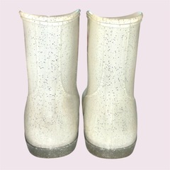 【可愛い】ロペピクニック❤キッズレインシューズ　17センチ ピンクリボン　長靴の画像