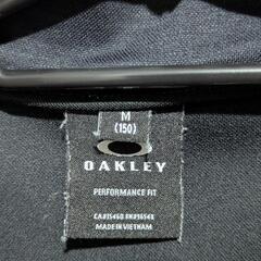 オークリー　ジャージ上下　ジュニア150　黒　バックプリント　OAKLEYの画像