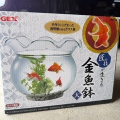 新品　金魚鉢