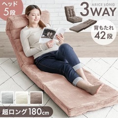 ［新品同様］ 3way 座椅子 42段ギア(ヘッドレスト5段)の画像