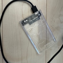 クリア外付けケース 2.5インチ SATA HDD/SSD 用 USB3.0 Micro-Bの画像