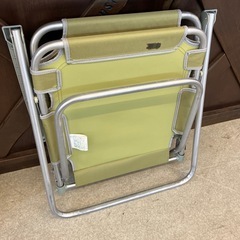 ⭐︎値下げ⭐︎ K2508-193 CAPTAIN STAG アウトドアチェア フォールディングチェア カーキ キズ汚れ有り の画像