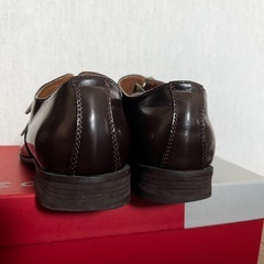 ダークブラウン　革靴　ビジネスシューズ　25.5cm 26.0cmの画像