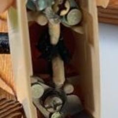 大型の和風照明の画像