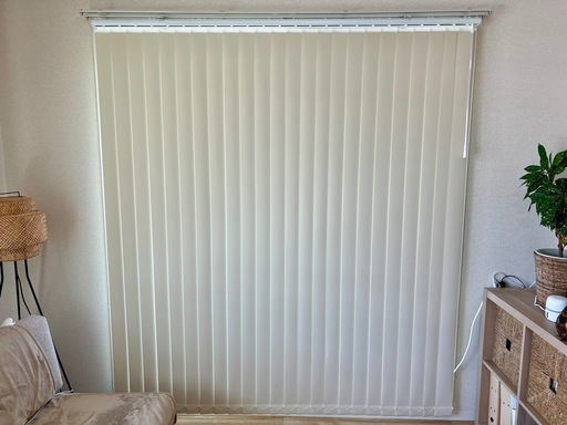 バーチカルブラインド(1級遮光) アイボリー ナチュラル モダン