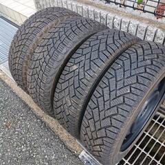 【取引中】2022年製スタッドレス4本 スチールホイール付き アルトHA36から取り外し の画像