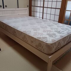 東京西川ベッド製造株式会社製　Pocket Coil Spring　セミダブルマットフレームセットの画像