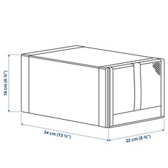 【IKEA】SKUBB　シューズボックス12個セットの画像