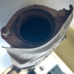 日産シルビア S13 触媒コンバーター AVS刻印 金属製の画像