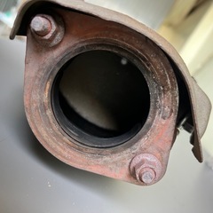 日産シルビア S13 触媒コンバーター AVS刻印 金属製の画像