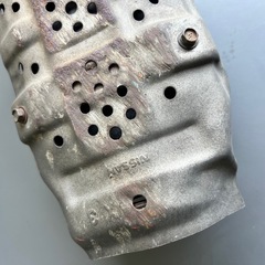 日産シルビア S13 触媒コンバーター AVS刻印 金属製の画像