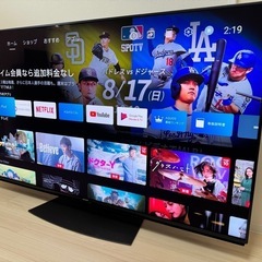 SHARP シャープ 液晶テレビ 60V型 AQUOS 4T-C60CN1 2021年製 の画像