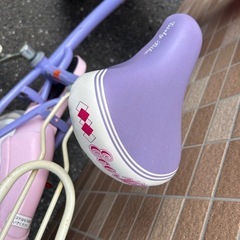 女子に！18インチ ECO-Kids 幼児用自転車 ラベンダ&ピンクの画像