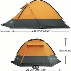 （新品）Moon  lenceキャンプテント
の画像