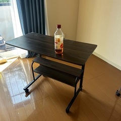 簡易デスク　ショートラックの画像