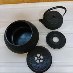 鉄瓶　茶こぼしセット　の画像