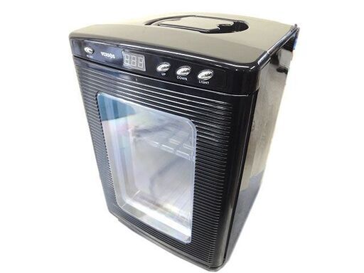 【配送は札幌市内限定】動作品◆VERSOS/ベルソス 25L冷温庫 VS-404◆右開き/ペルチェ式冷却方式/ブラック/箱付き/中古品