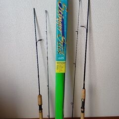 釣り竿２本　ほぼ未使用ですの画像