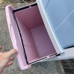 3段ゴミ箱の画像