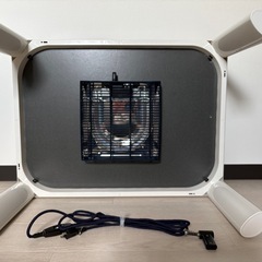 ニトリ　こたつテーブル　ジュリバC 8060 WH　動作良好　長方形　リバーシブル天板　コタツ　暖房機器　炬燵　2019年製　NITORIの画像