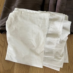 ニトリカーテンセット　ダークブラウンの画像