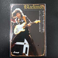 ⏹️新品未使用/リッチー・ブラックモア/ストラトキャスター　ブリキ看30cm×20cm
の画像